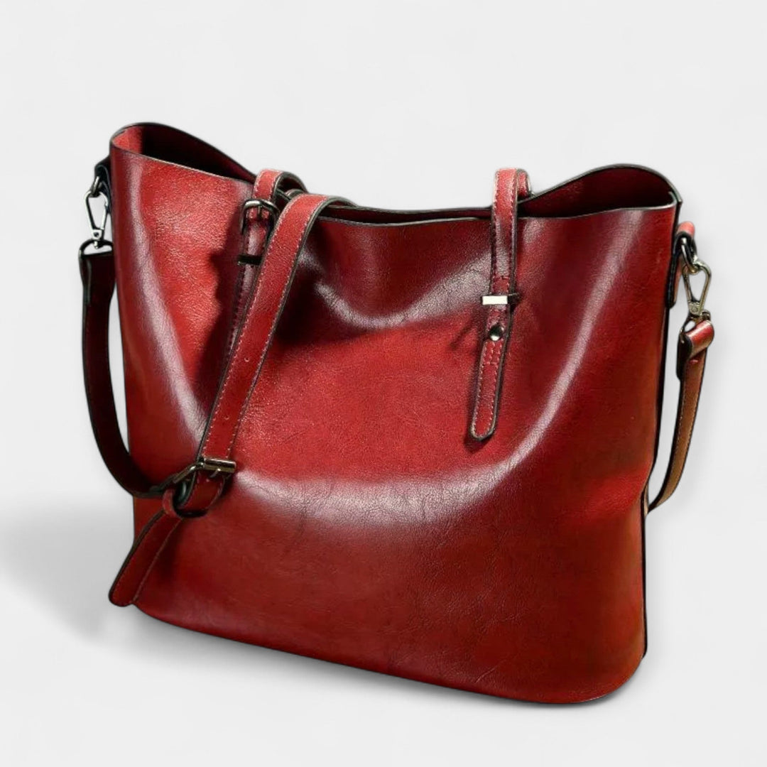 Tidløs skuldertaske