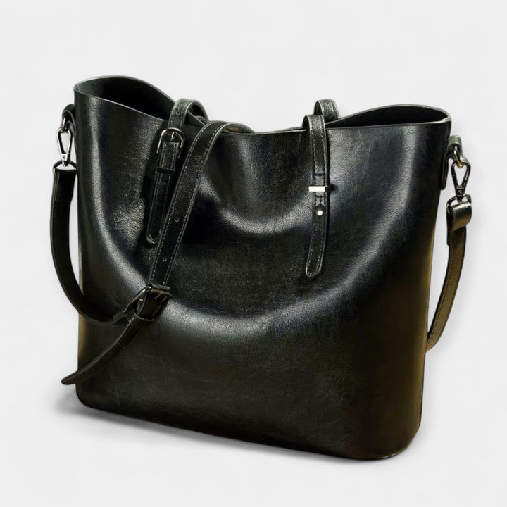 Tidløs skuldertaske