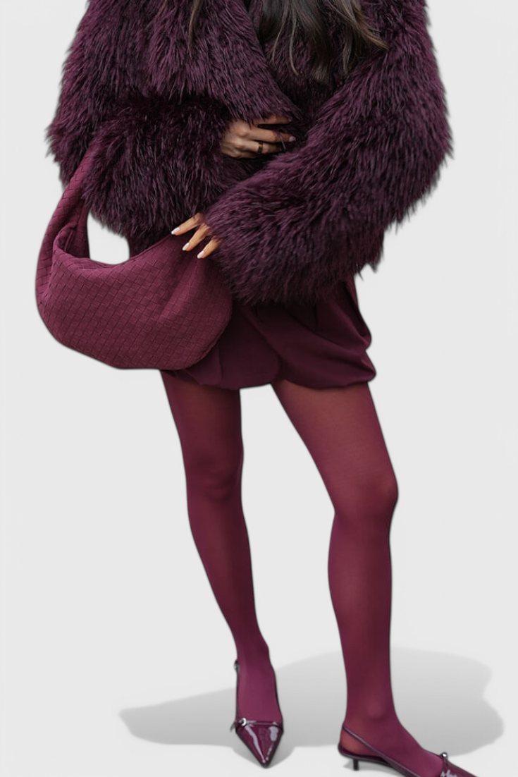 Lilla - Knyttet taskestof