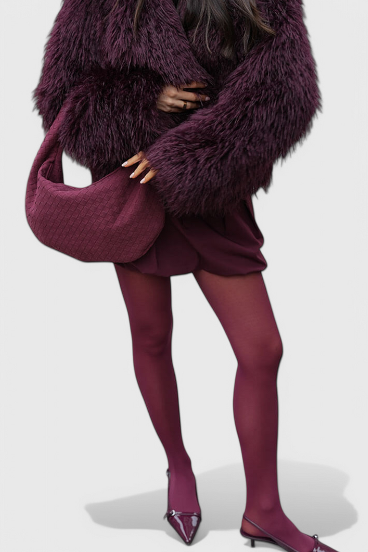 Lilla - Knyttet taskestof